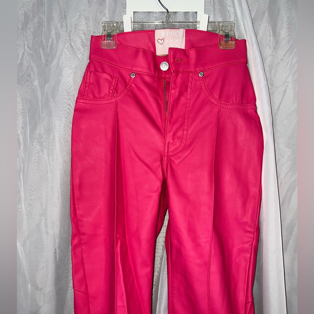 Revice Pink Leather Pants